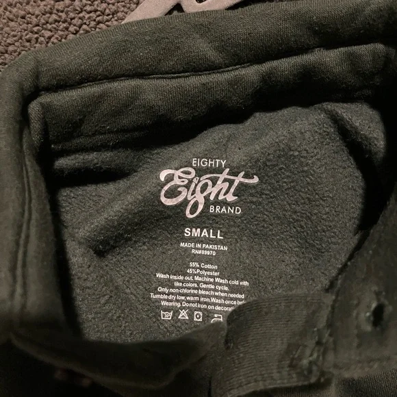 Inspirational dark green polo crewneck - Picture 4 of 4